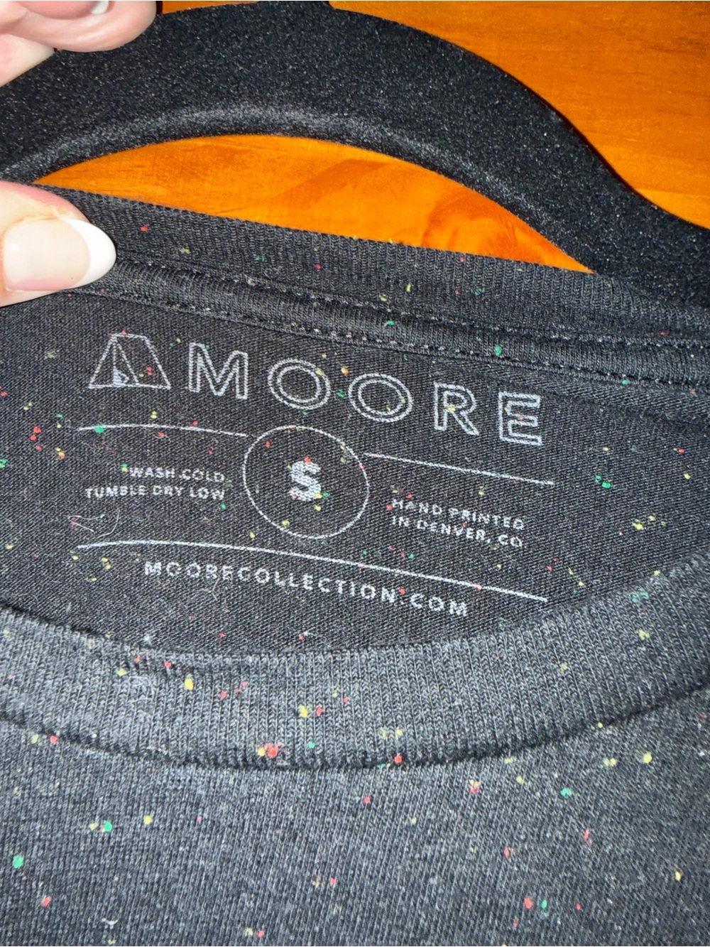Moore Collection- marbled black - Picture 3 of 4